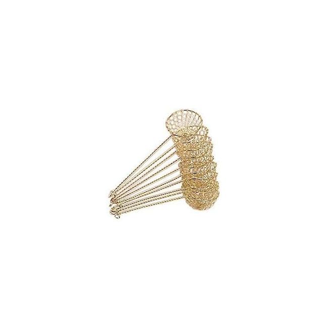 Skimmer de fondue dourado