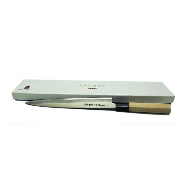 Faca de Sashimi com punho de madeira 24 cm