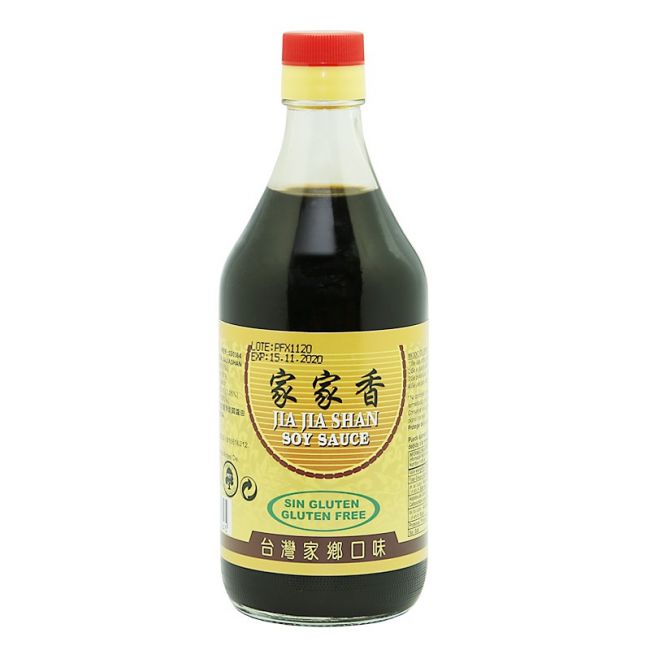 Molho de soja sem glúten (JIA JIA SHAN) 500 ml