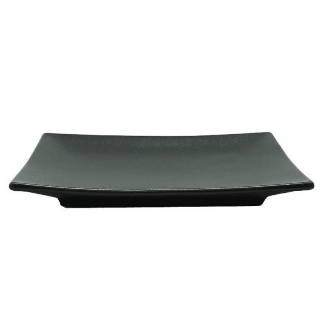 Placa retangular 21x14cm. Modelo: "Black Matt.