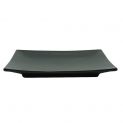 Placa retangular 21x14cm. Modelo: "Black Matt.
