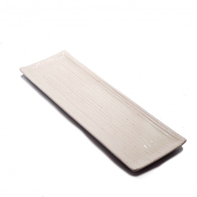 PLAT.RECT.33x10,5CM PORC."branco"