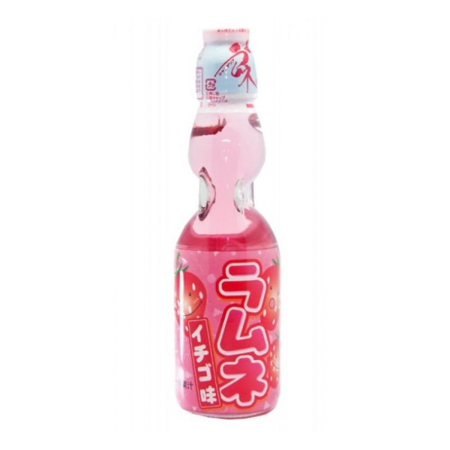 Refrigerante de morango (Ramune).200ml