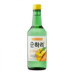 Vinho de arroz de Melocoton (SOJU) 360ml Coreia (Alc.12%)