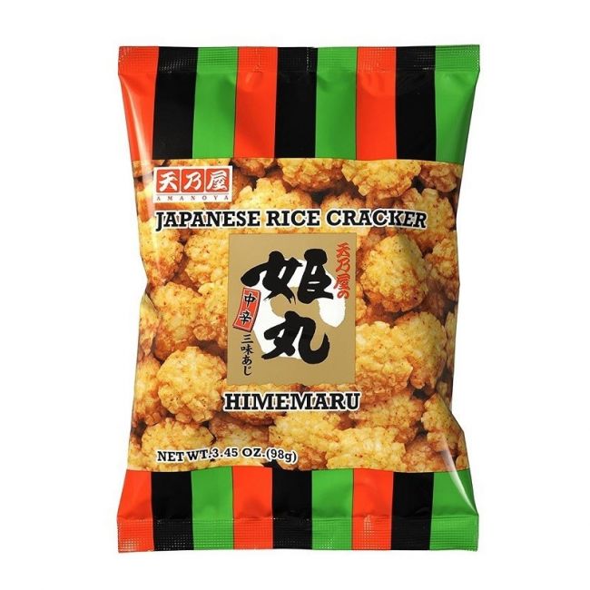 Biscoito de arroz HIMEMARU (AMANOYA) 98g