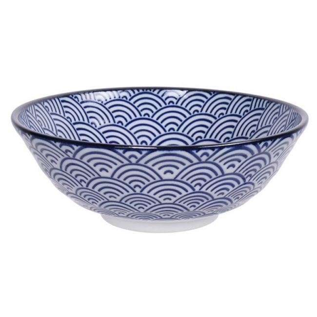 Cuenco 21cm. Modelo: "Blue waves"