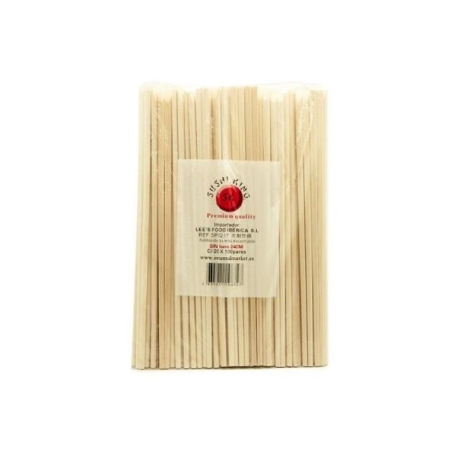 Escova Bambu sem forro 24cm. 100 pares
