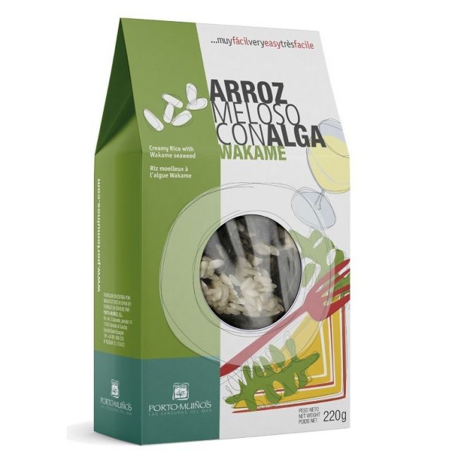 Arroz de Meloso com algas de wakame (PORTO-MUIÑOS) 220g