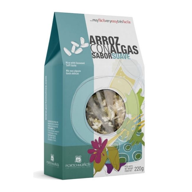 Arroz com sabor de algas macias (PORTO-MUIÑOS) 220g