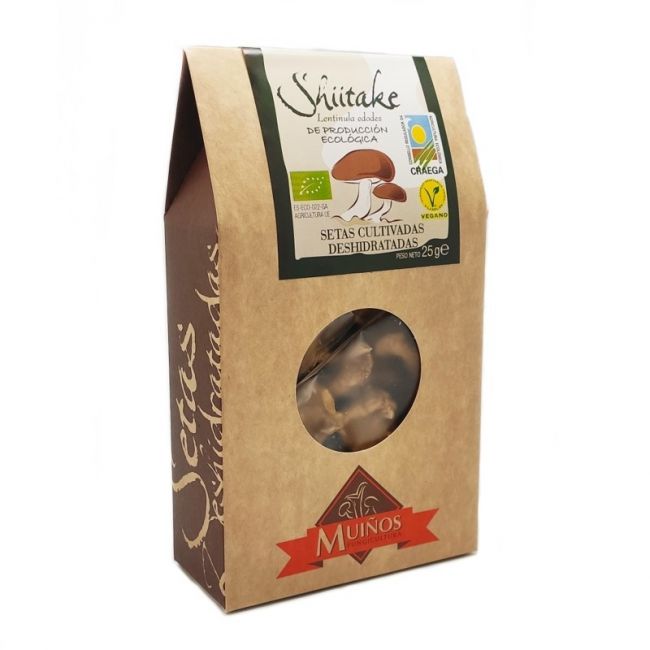Shiitake orgânico desidratado (PORTO-MUIÑOS) 25g