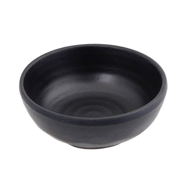 CUENCO RED P/SALSA 10CM MELAM "preto mate"