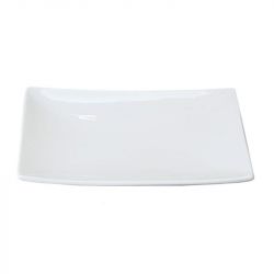 Placa retangular 29.5x20.5cm Porcelana "branco"