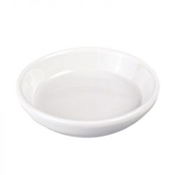 Placa redonda para Salsa 9cm Porcelana "branco"