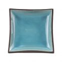 PLATO.QUADRADOPORCO 23CM."azul vítreo"