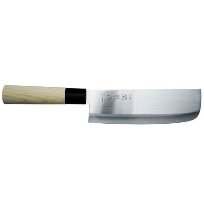FACA NAKIRI 16,5CM.Aço inoxidável"sekizo".
