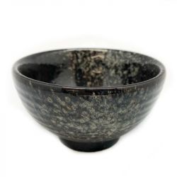Cuenco 12x6,5cm Porcelana "Black-Gris"