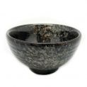 Cuenco 12x6,5cm Porcelana "Black-Gris"
