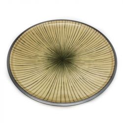 Prato Redondo 16,5cm Porcelana "Listras Verdes"