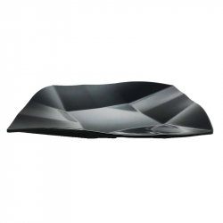 Placa quadrada 34cm Melamina "preto"