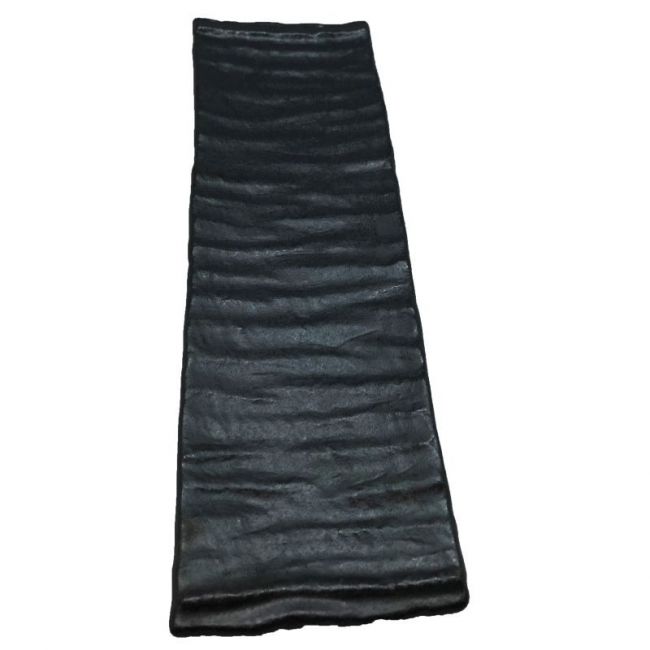 Placa retangular 33x10.5cm Porcelana "Graphite"