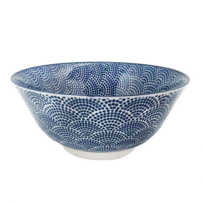 Tigela 15cm.Modelo: "Leque azul".