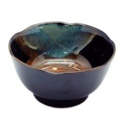Tigela 11,5x6cm.Modelo: "Preto-Marrom"