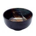 Tigela 14cm.Modelo: "preto-marrom"