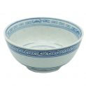Boliche branco e Cenefa azul de 11,43 cm