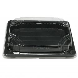 Embalagem retangular com tampa 21x13cm (SZ-1.5) preto
