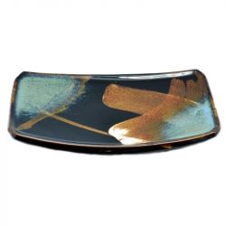 Placa retangular 18.5x12cm Modelo: "Black-brown"