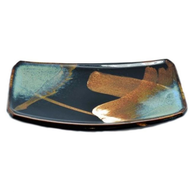Placa retangular 18.5x12cm Modelo: "Black-brown"