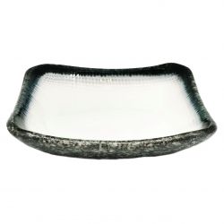 Prato quadrado 14cm."tajimi branco"