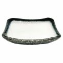 Prato quadrado 14cm."tajimi branco"