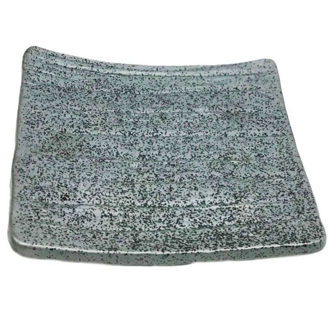 Placa quadrada 16cm - Grafite