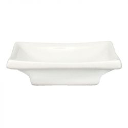 Placa retangular para Salsa 10x6cm Porcelana "branco"