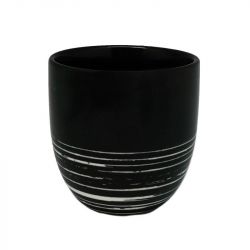 Taza Té 8x8cm. Modelo: "Black Maru...