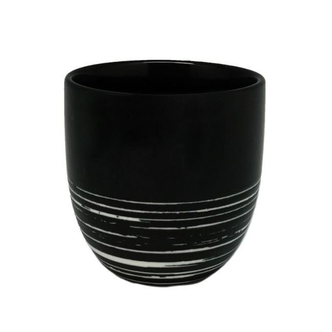 Taza Té 8x8cm. Modelo: "Black Maru...