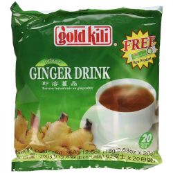 Infusão Natural de Gengibre e Mel (GOLD KILI) 360g (20 sachês x 18g)