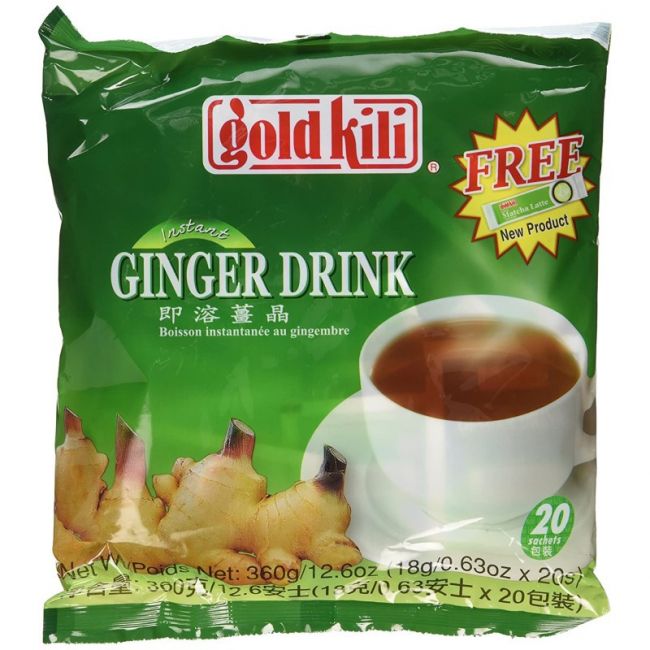 Infusão Natural de Gengibre e Mel (GOLD KILI) 360g (20 sachês x 18g)