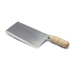 Faca Hacha Mango Madera 32cm (TAIWAN) Aço inoxidável.