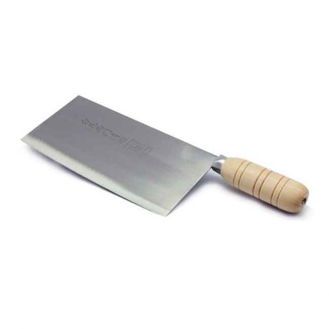 Faca Hacha Mango Madera 32cm (TAIWAN) Aço inoxidável.