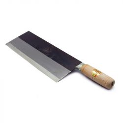Faca Hacha Mango Madera Aço inoxidável 35cm.