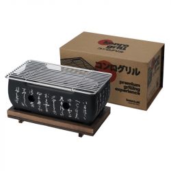 Barbecue com vermelho "Negra" 24x12,5x11,5cm
