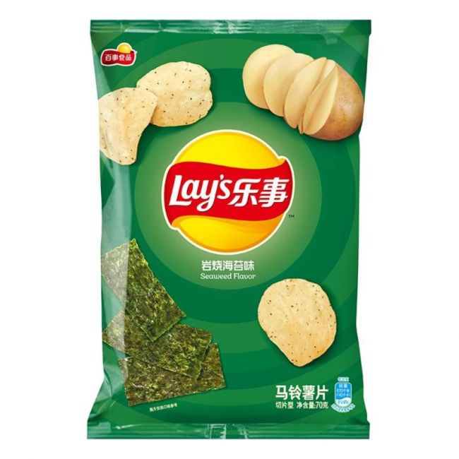 Chips Sabor Algas Marinhas (LAYS) 70g