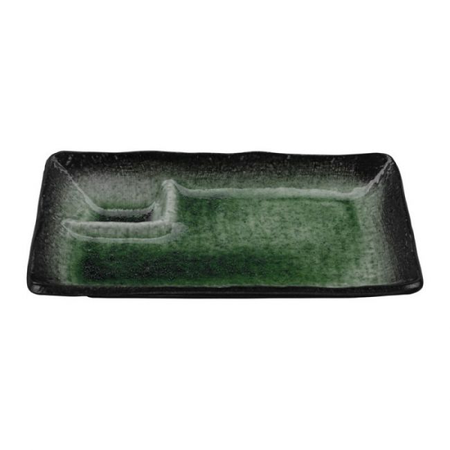 Placa retangular dividida 21x13.5cm "Yuzu Ginga"
