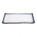 Placa retangular. 26x13cm. Modelo: "branco tajimi..