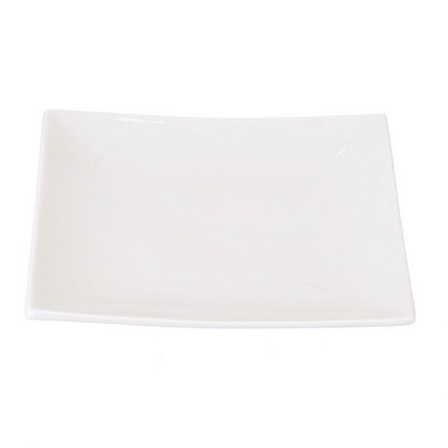 Placa quadrada 20cm - Branco