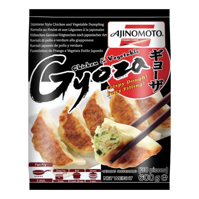 Gyoza tailandês de frango e vegetais (AJINOMOTO) 600g (30 unidades)