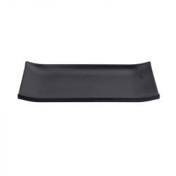 Placa de melamina 22x9cm - Matte preto