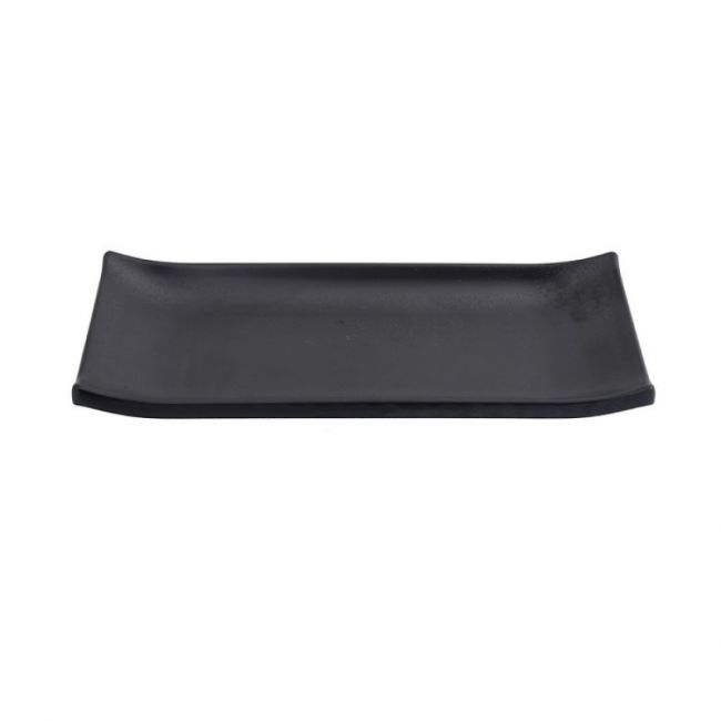 Placa de melamina 22x9cm - Matte preto